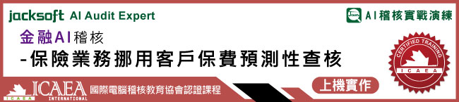 金融AI稽核-保費挪用預測查核實例演練